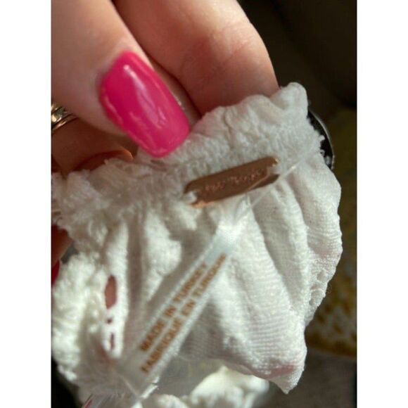 Free People Cream Lace Long Sleeve Shirt (NWT) SIZE MEDIUM - Picture 5 of 5